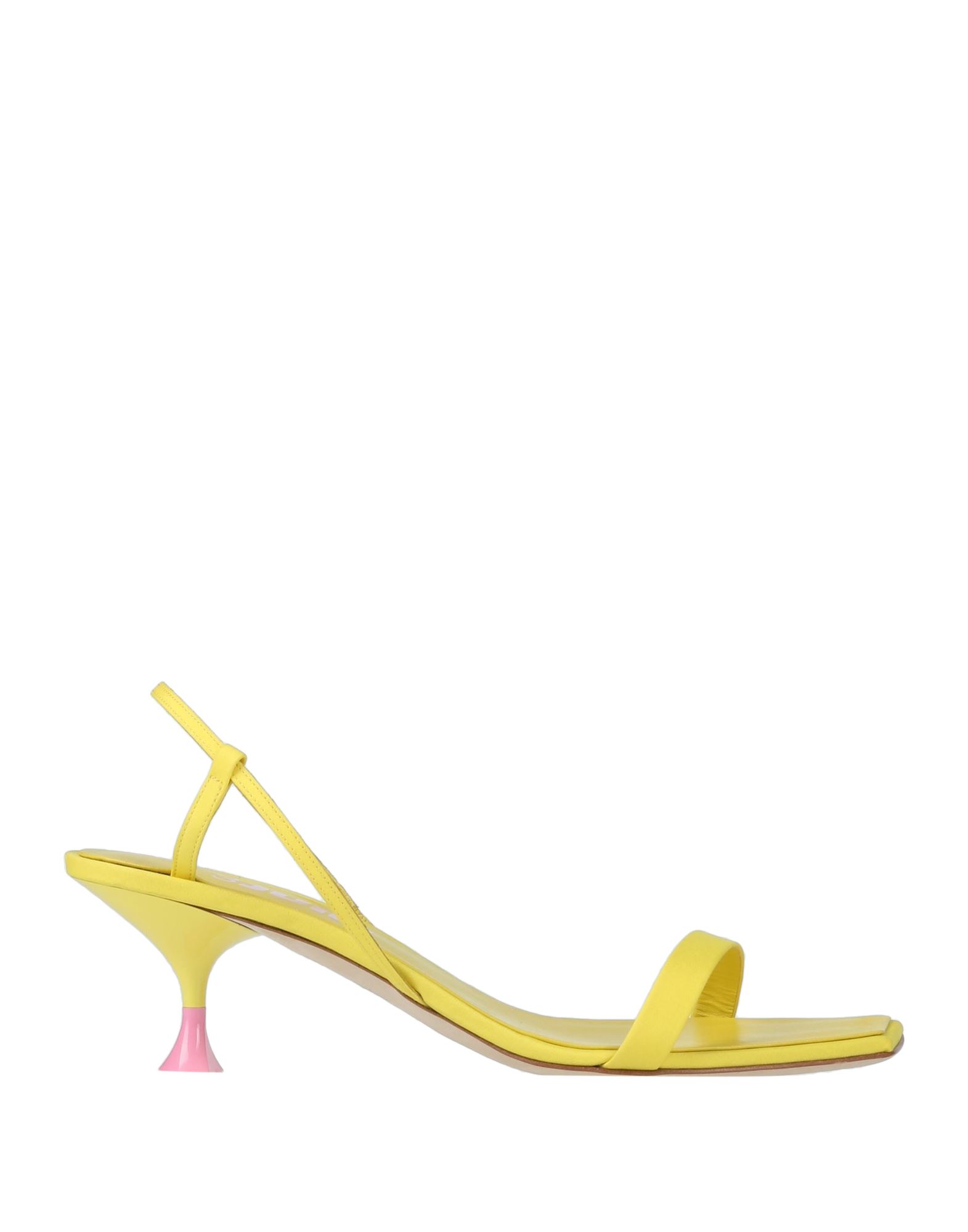 3juin Sandals In Yellow