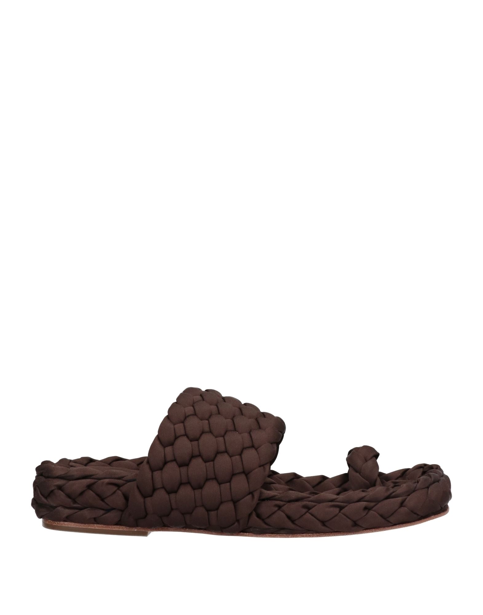 Paloma Barceló Toe Strap Sandals In Brown
