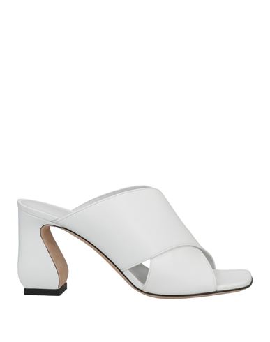 Si Rossi By Sergio Rossi Woman Sandals White Size 7 Soft Leather