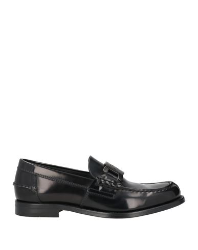 Tod's Man Loafers Black Size 10.5 Calfskin
