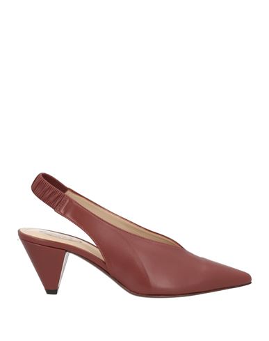 Tod's Woman Pumps Brown Size 8 Soft Leather In Brown