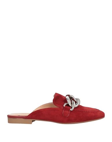 Shop Formentini Woman Mules & Clogs Brick Red Size 7 Soft Leather