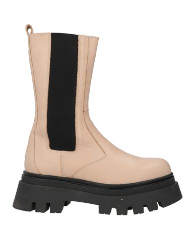 Alohas Woman Ankle Boots Light Pink Size 7.5 Soft Leather In Multi
