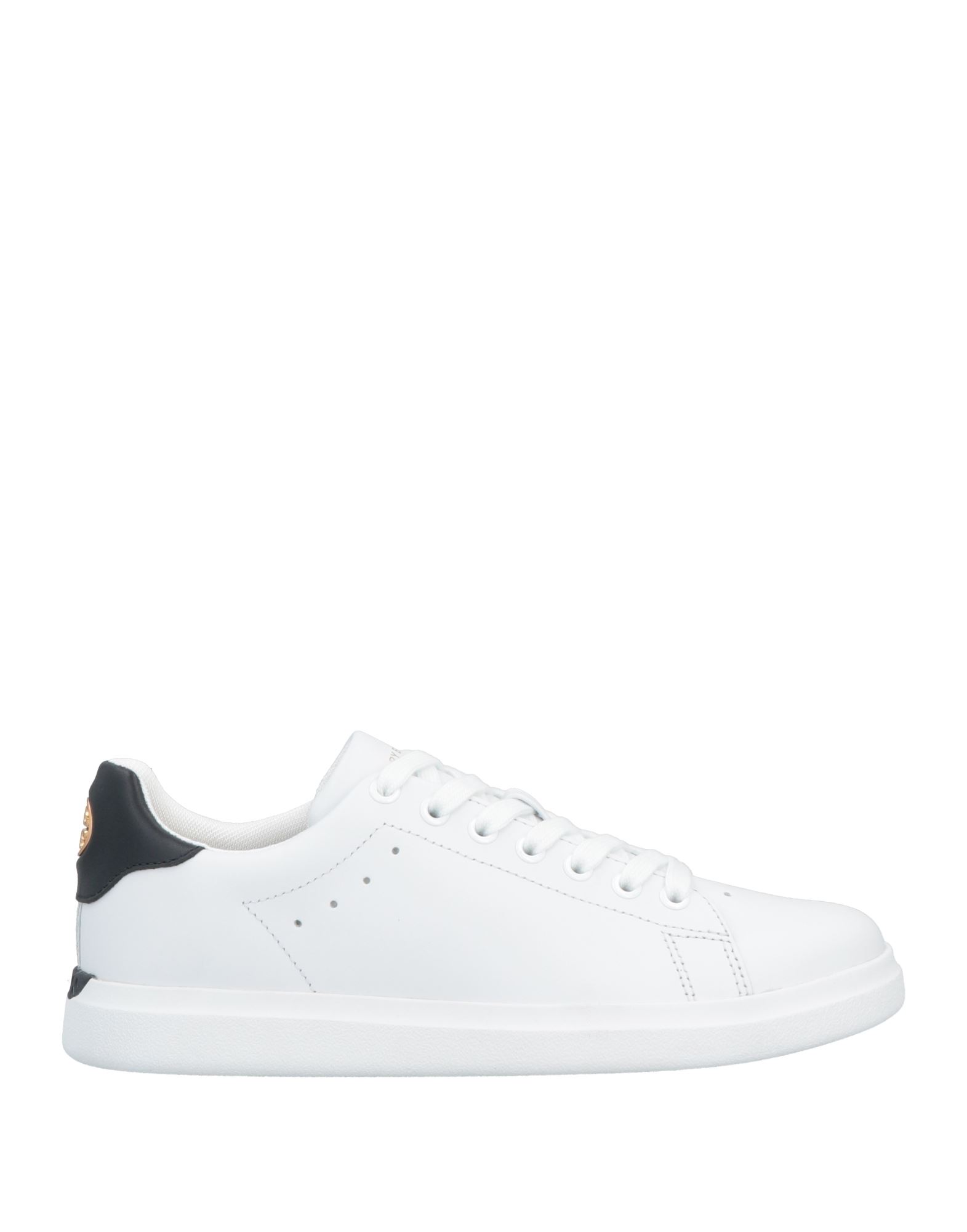 Tory Burch Double T Howell Low-top Leather Sneakers In White