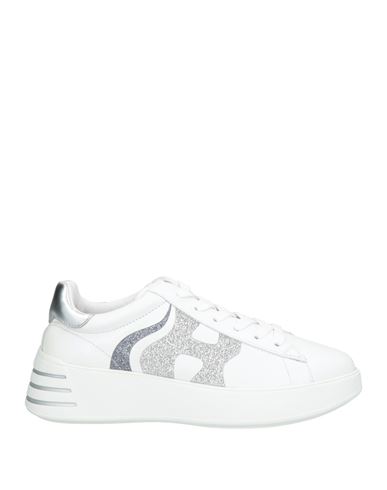 Hogan Woman Sneakers White Size 6.5 Goat Skin