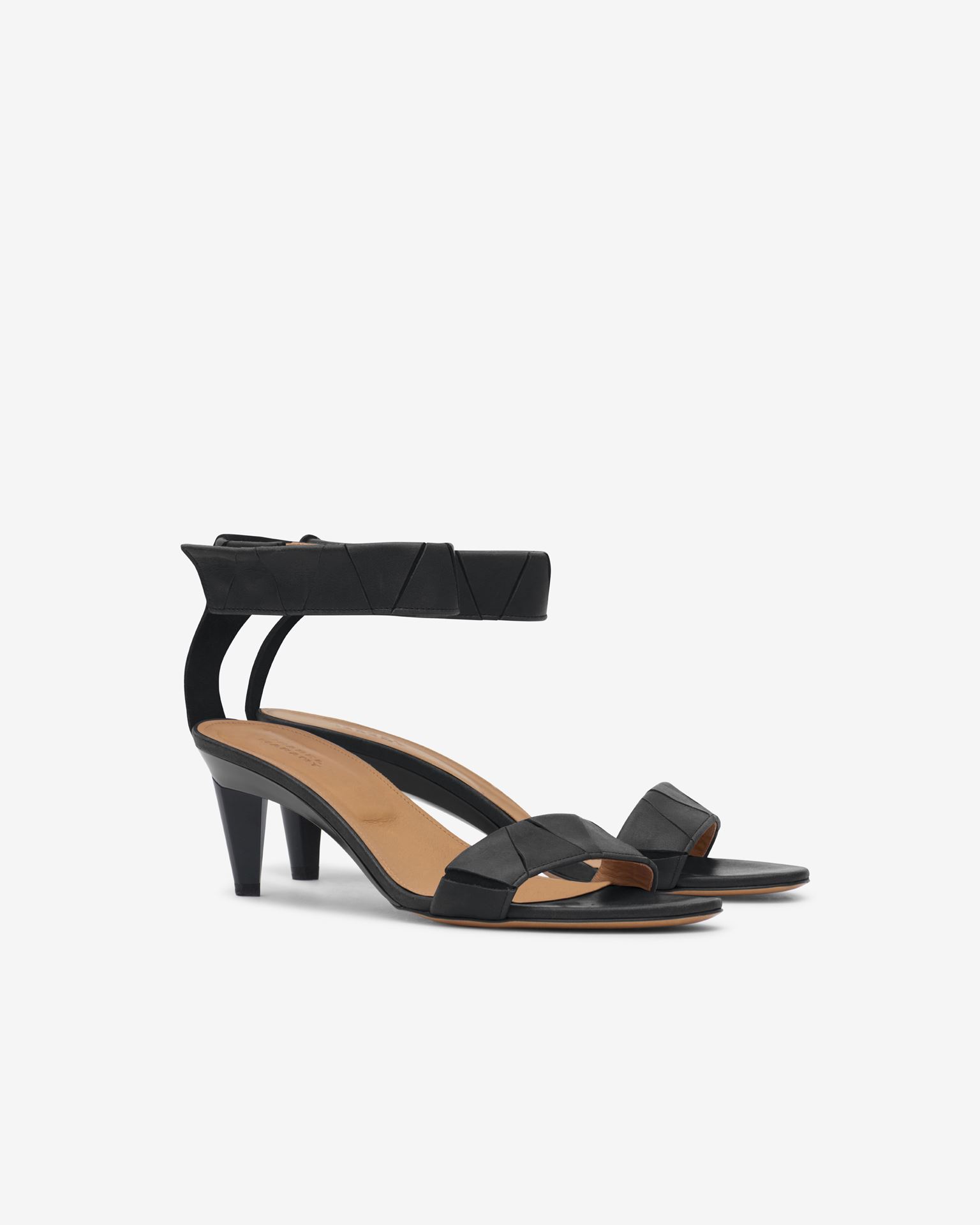 Isabel Marant, Arely Leather Sandals - Women - Black