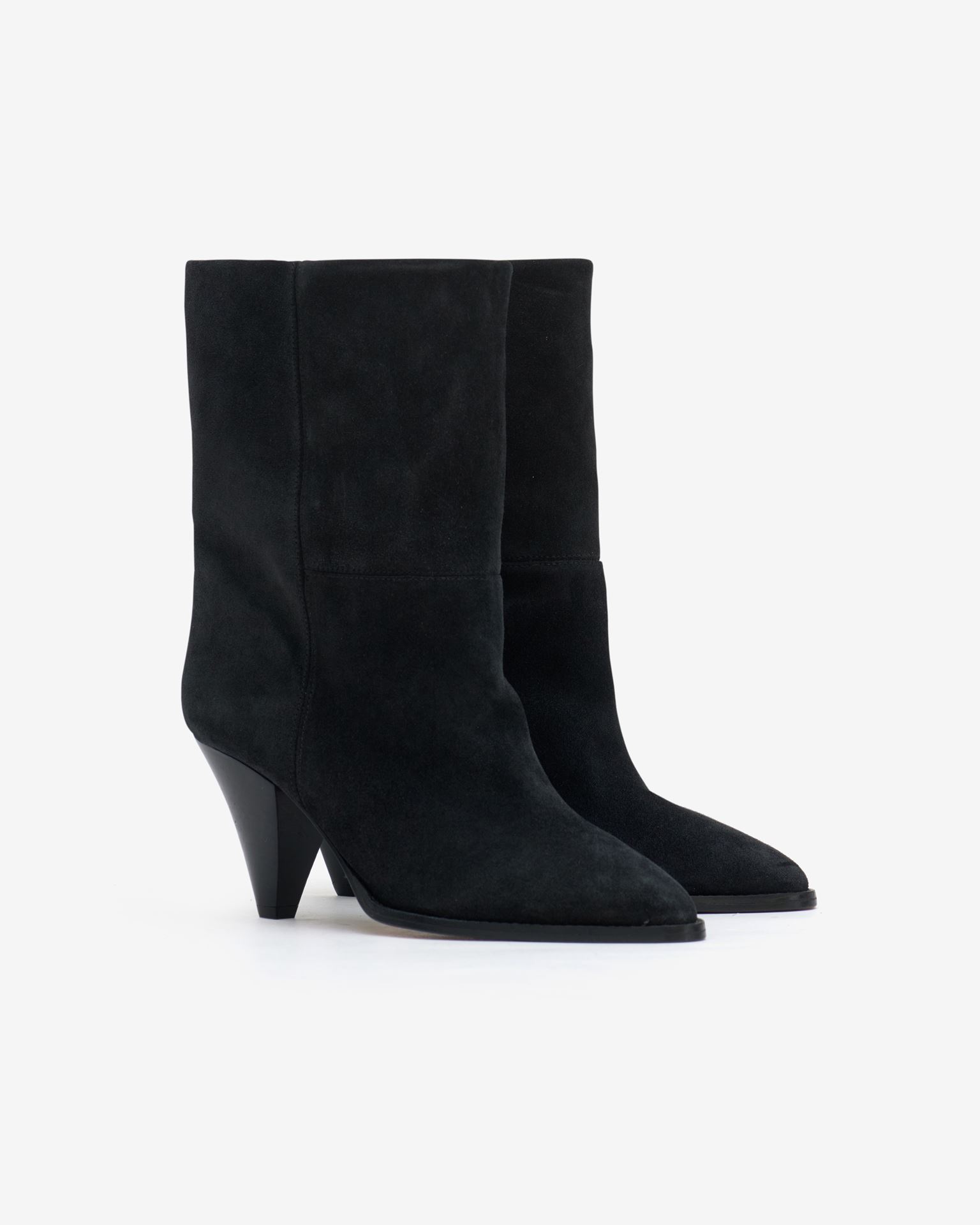Isabel Marant, Rouxa Calf Leather Low Boots - Women - Black