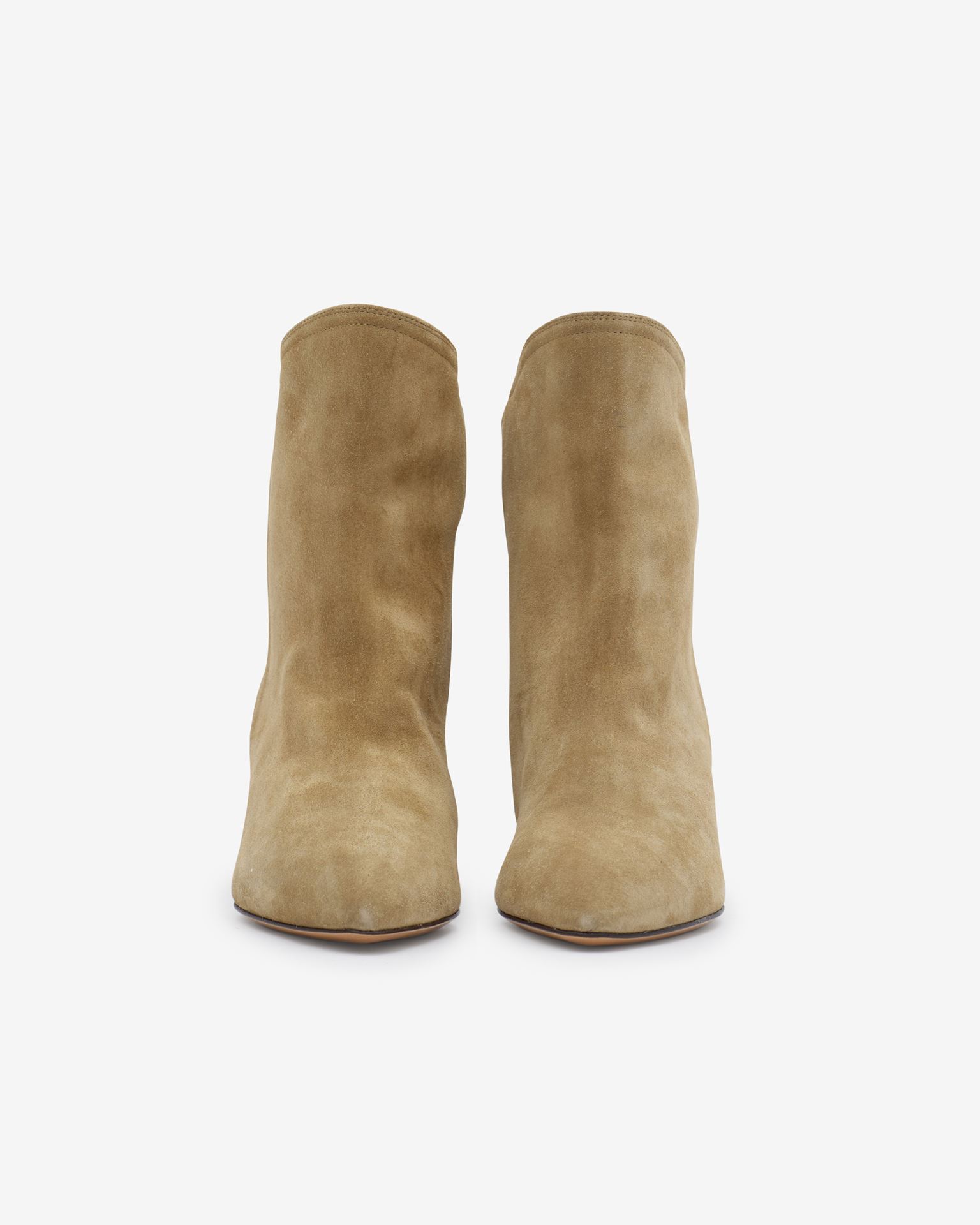 Isabel Marant Dripi Suede Leather Low Boots In Brown