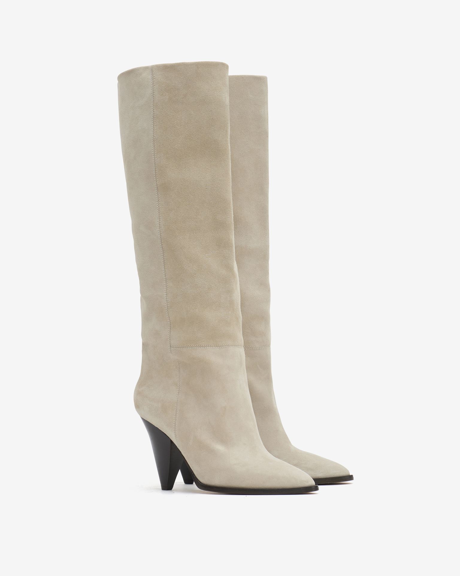 Isabel Marant, Ririo Suede Leather Boots - Women - White