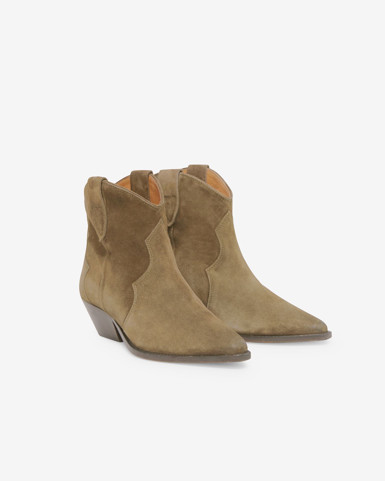 Isabel Marant, Dewina Leather Ankle Boots - Women - Brown
