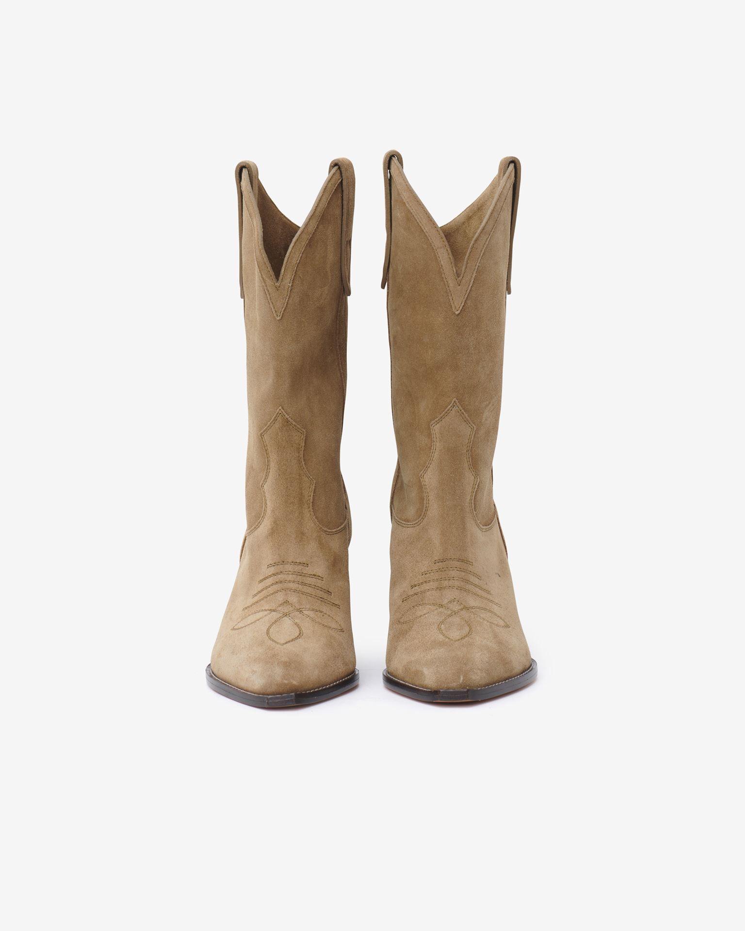 Isabel Marant Luliette Cowboy Boots In Brown