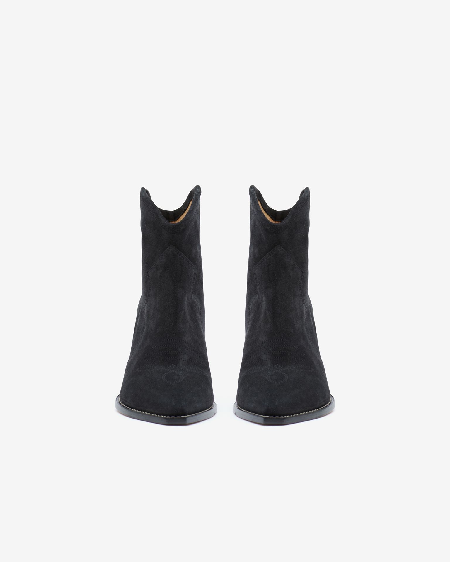 Isabel Marant Darizo Sueded Ankle Boots In Grey