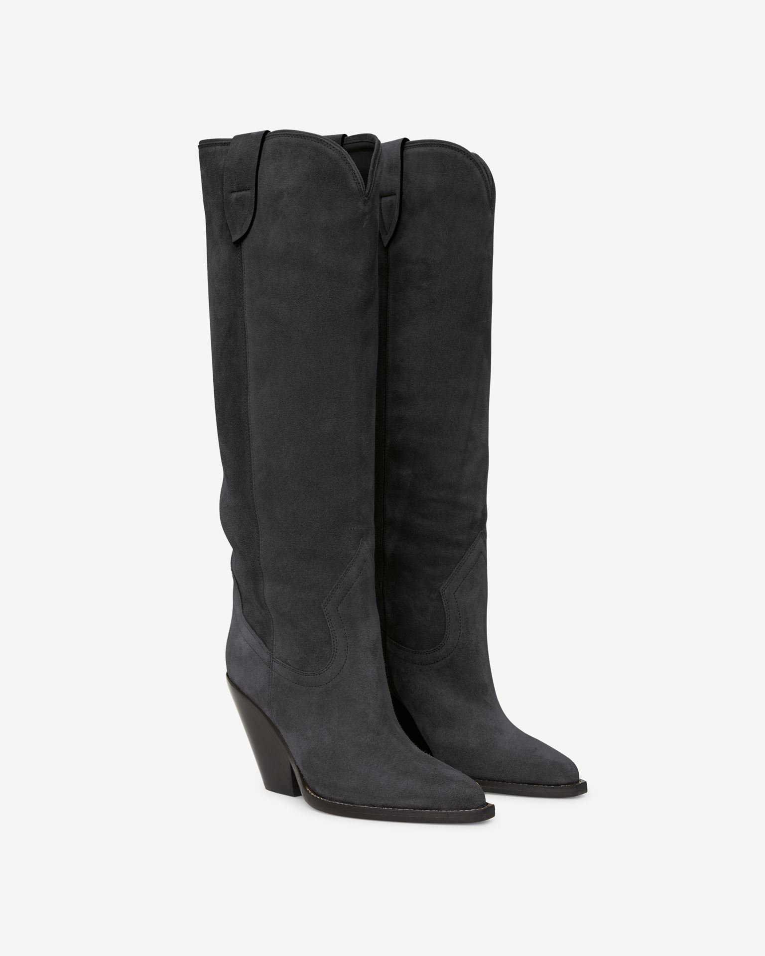 Isabel Marant, Lomero Suede Leather Boots - Women - Grey
