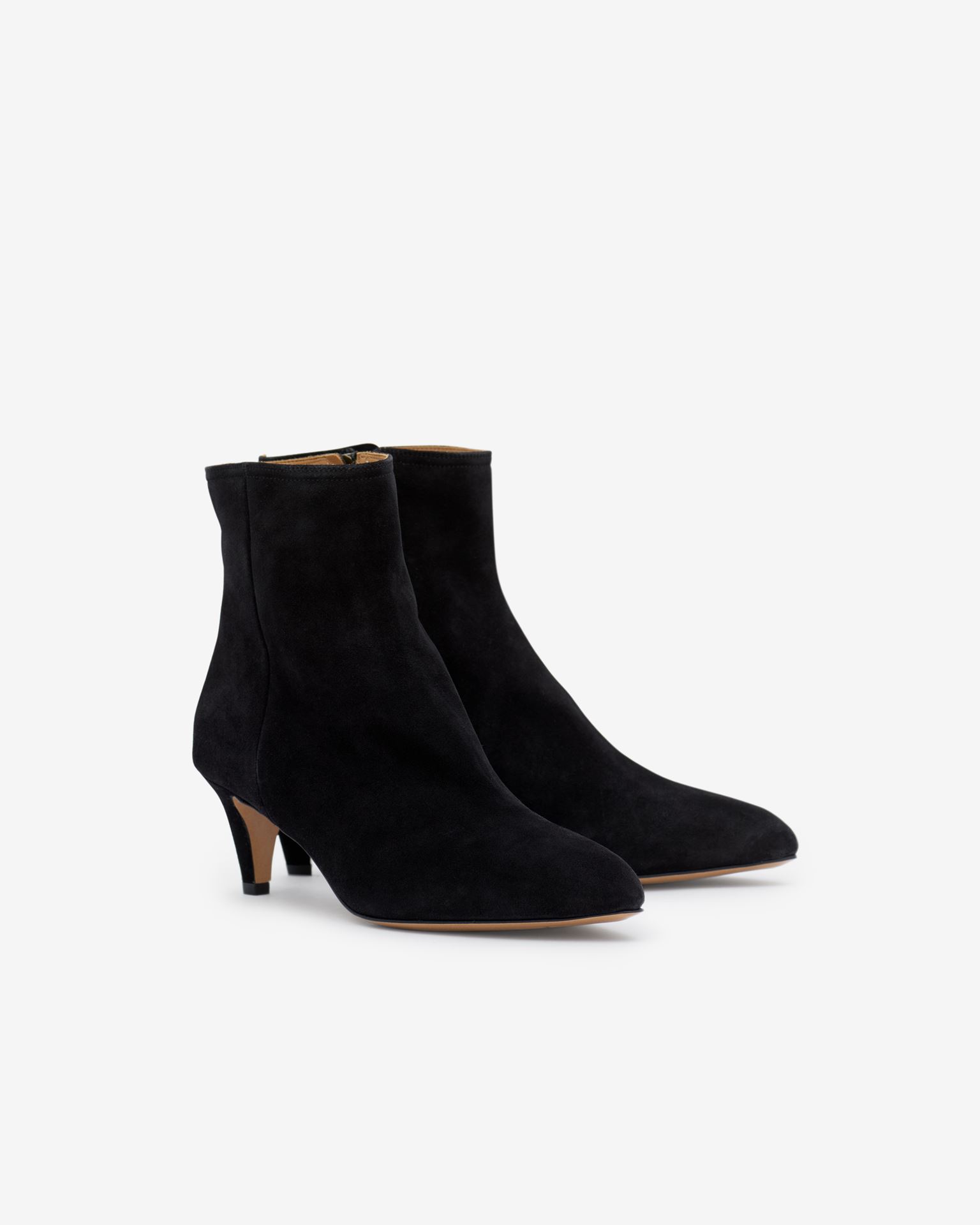Isabel Marant, Deone Suede Leather Low Boots - Women - Black