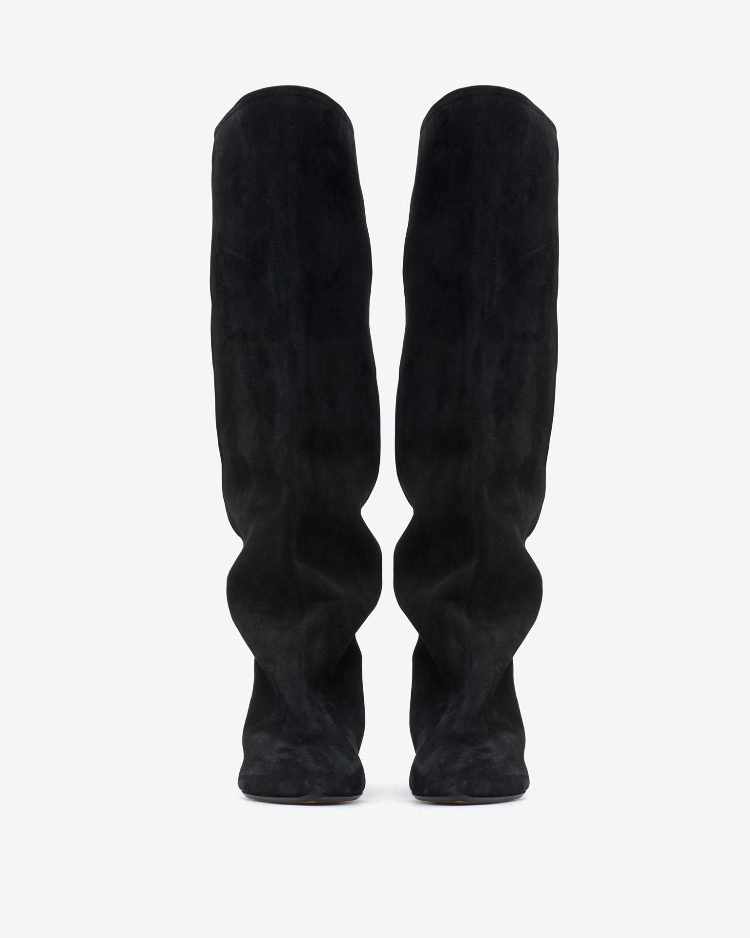 Isabel Marant Skarlet Suede Leather Boots In Black