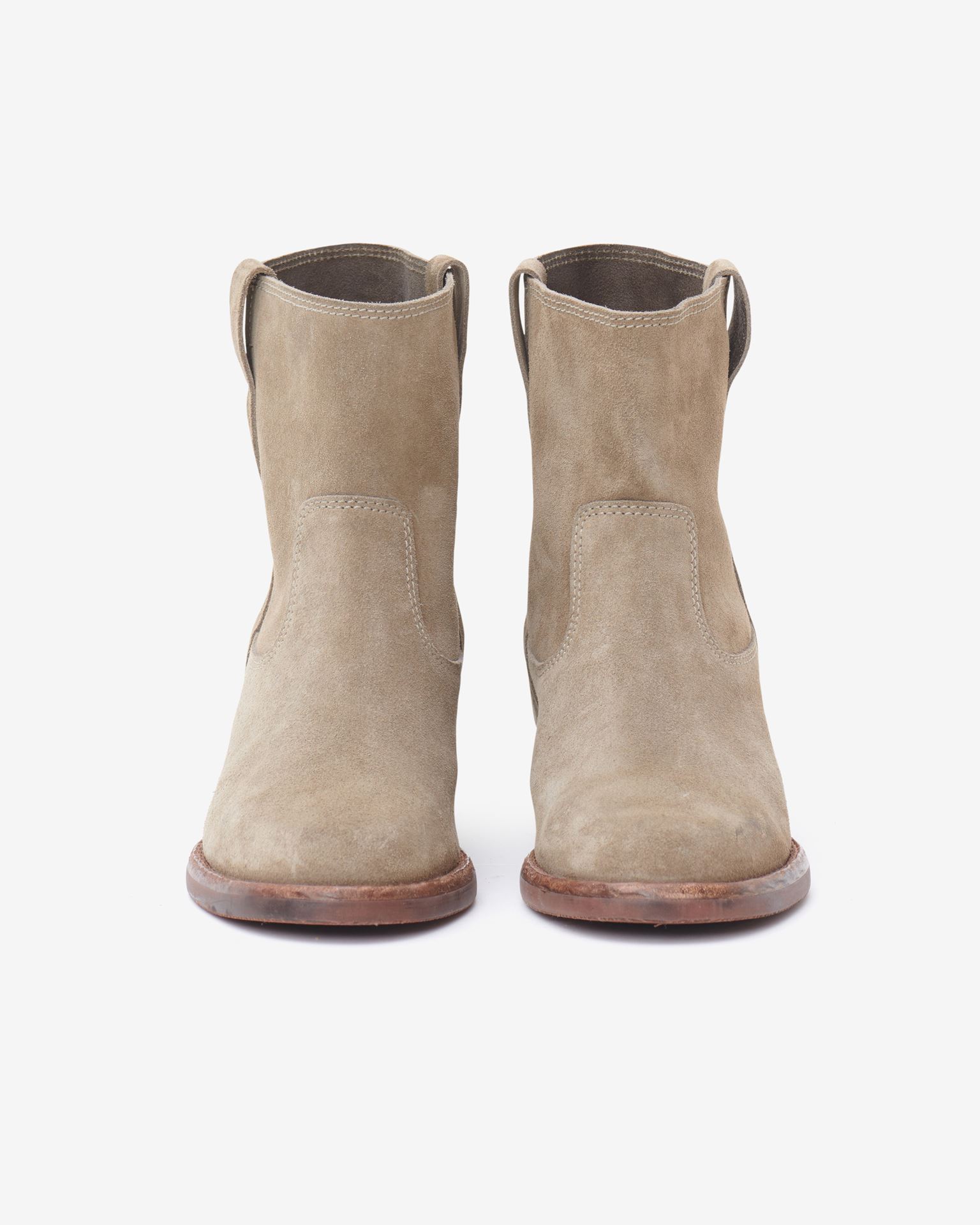 Isabel Marant Susee Suede Ankle Boots In Brown