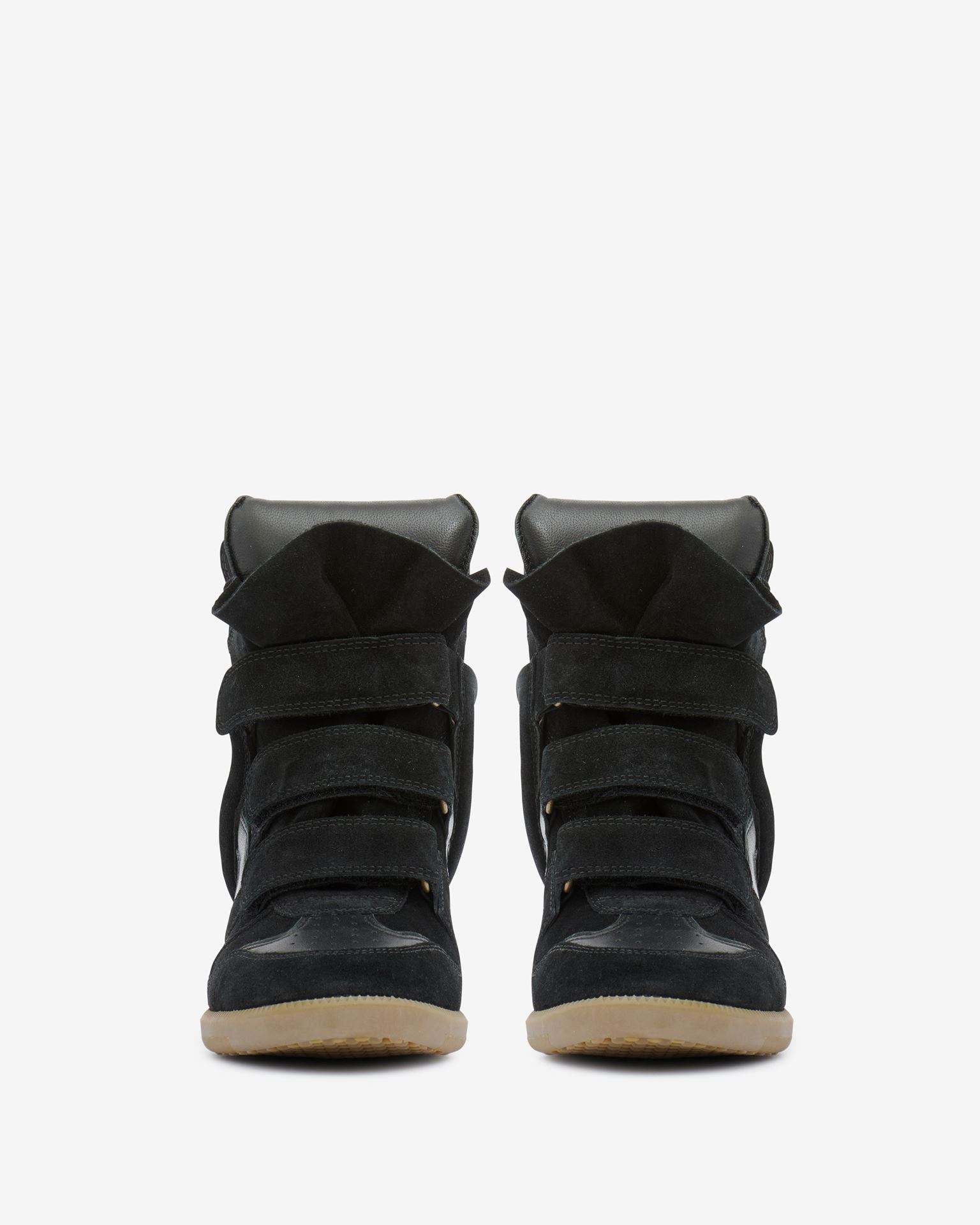 Isabel Marant Bekett Suede Sneakers In Black