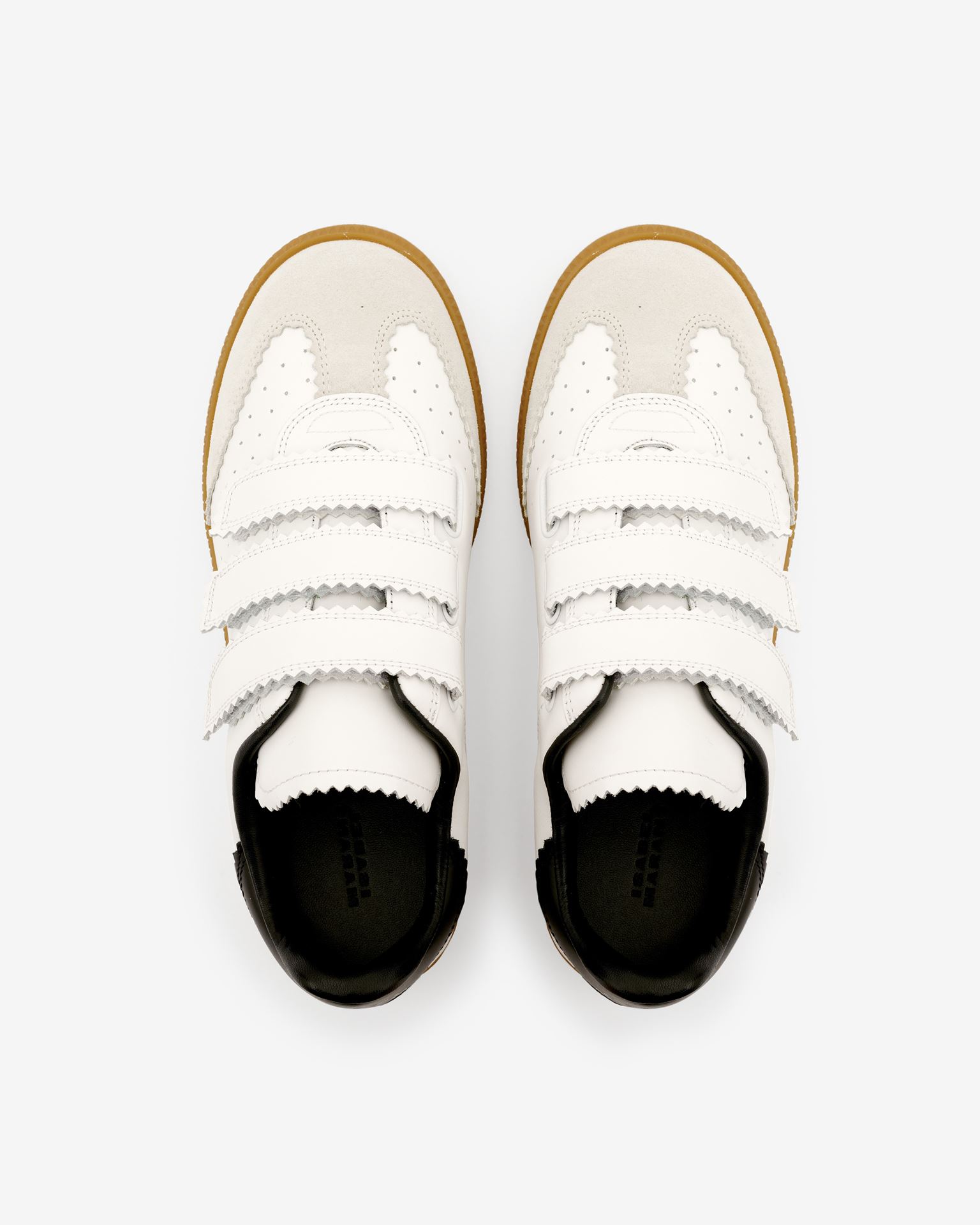 Isabel Marant Beth Leather Trainers In White