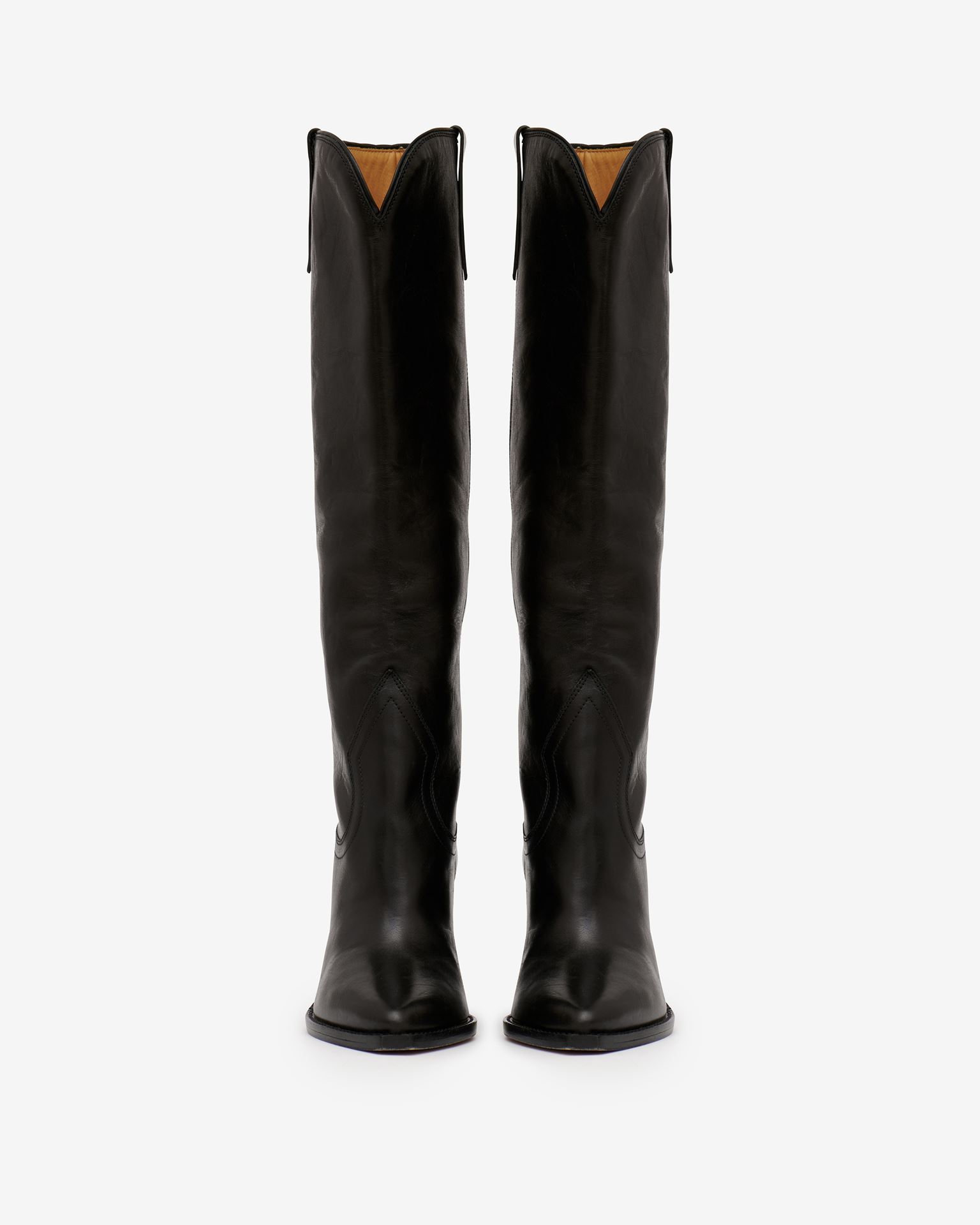 Isabel Marant Lomero Suede Leather Boots In Black