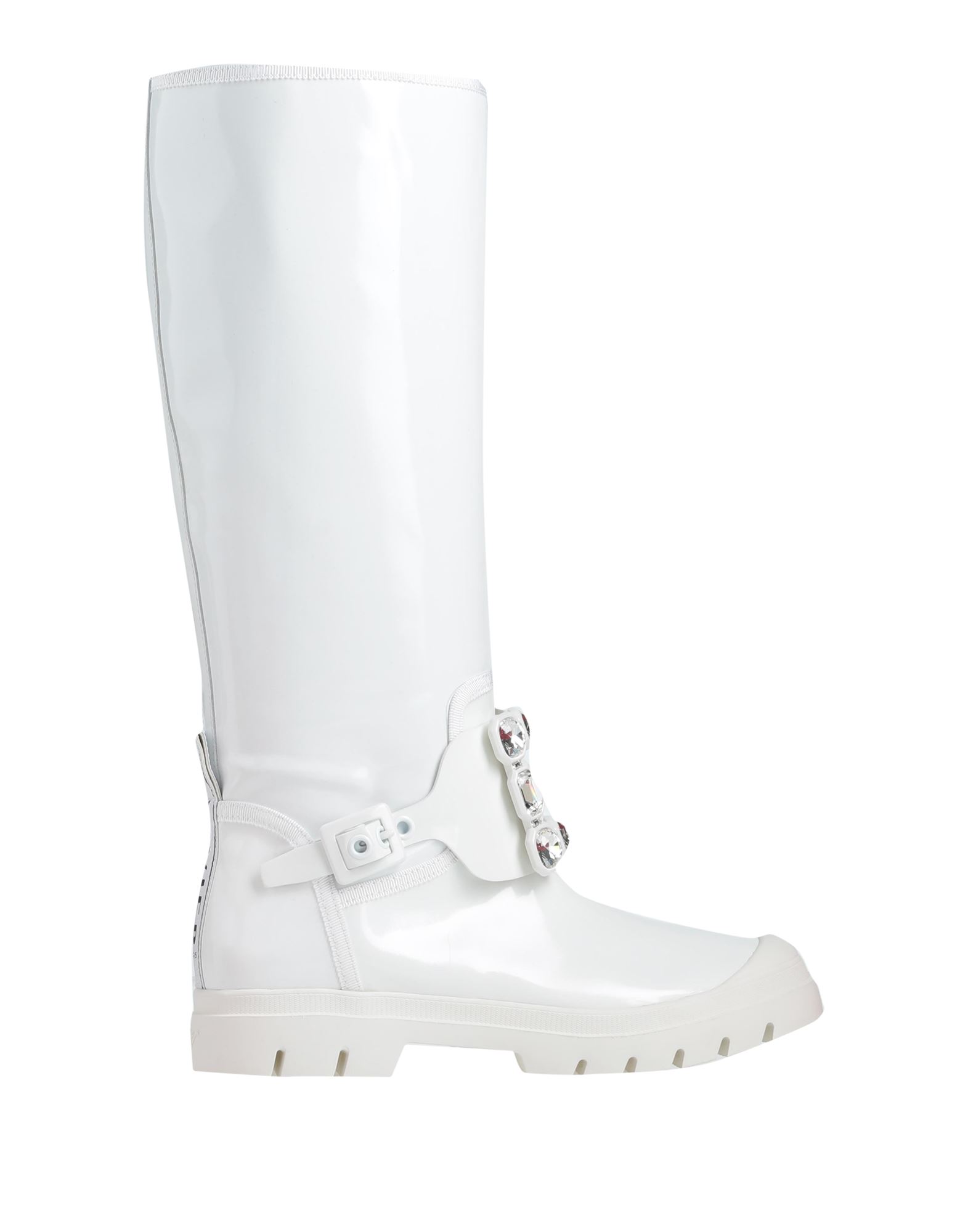 Roger Vivier Knee Boots In White