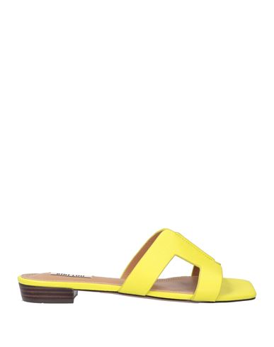 Bibi Lou Woman Sandals Yellow Size 11 Soft Leather