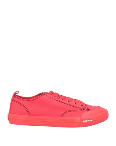 Diesel S-athos Low Man Sneakers Red Size 9 Cotton