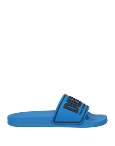 Diesel Sa-mayemi Cc Man Sandals Bright Blue Size 7.5 Polyurethane In Blue