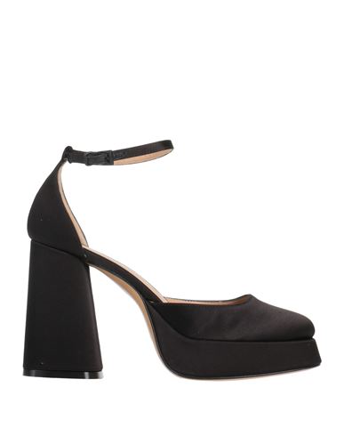 ROBERTO FESTA ROBERTO FESTA WOMAN PUMPS BLACK SIZE 7.5 TEXTILE FIBERS 