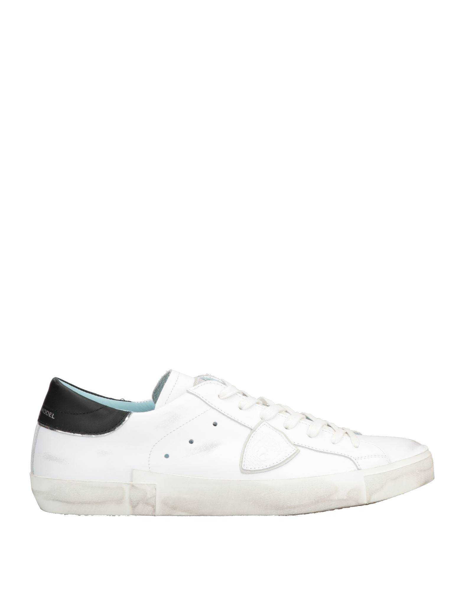 PHILIPPE MODEL PHILIPPE MODEL MAN SNEAKERS WHITE SIZE 8 SOFT LEATHER