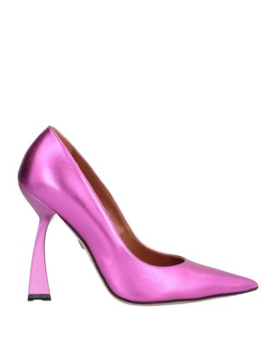 Thomas Neuman Woman Pumps Fuchsia Size 7 Soft Leather In Pink