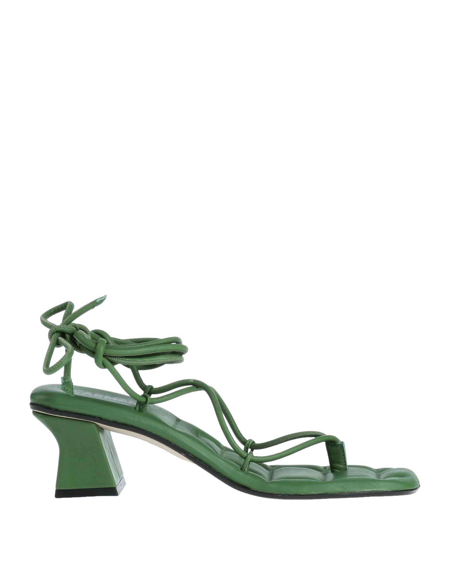 Carmens Toe Strap Sandals In Green