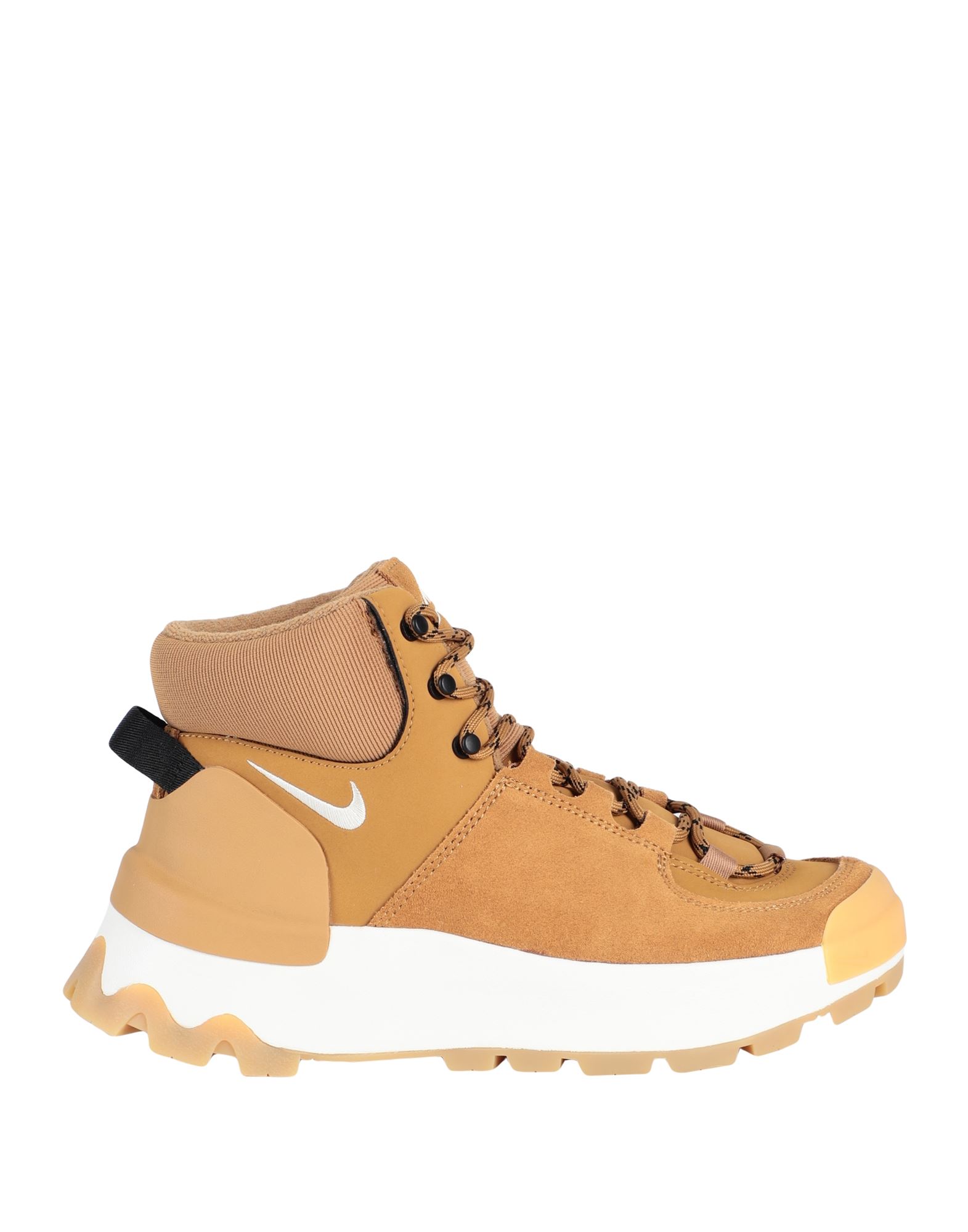 Shop Nike City Classic Boot Woman Sneakers Camel Size 7.5 Soft Leather, Synthetic Fibers In Beige