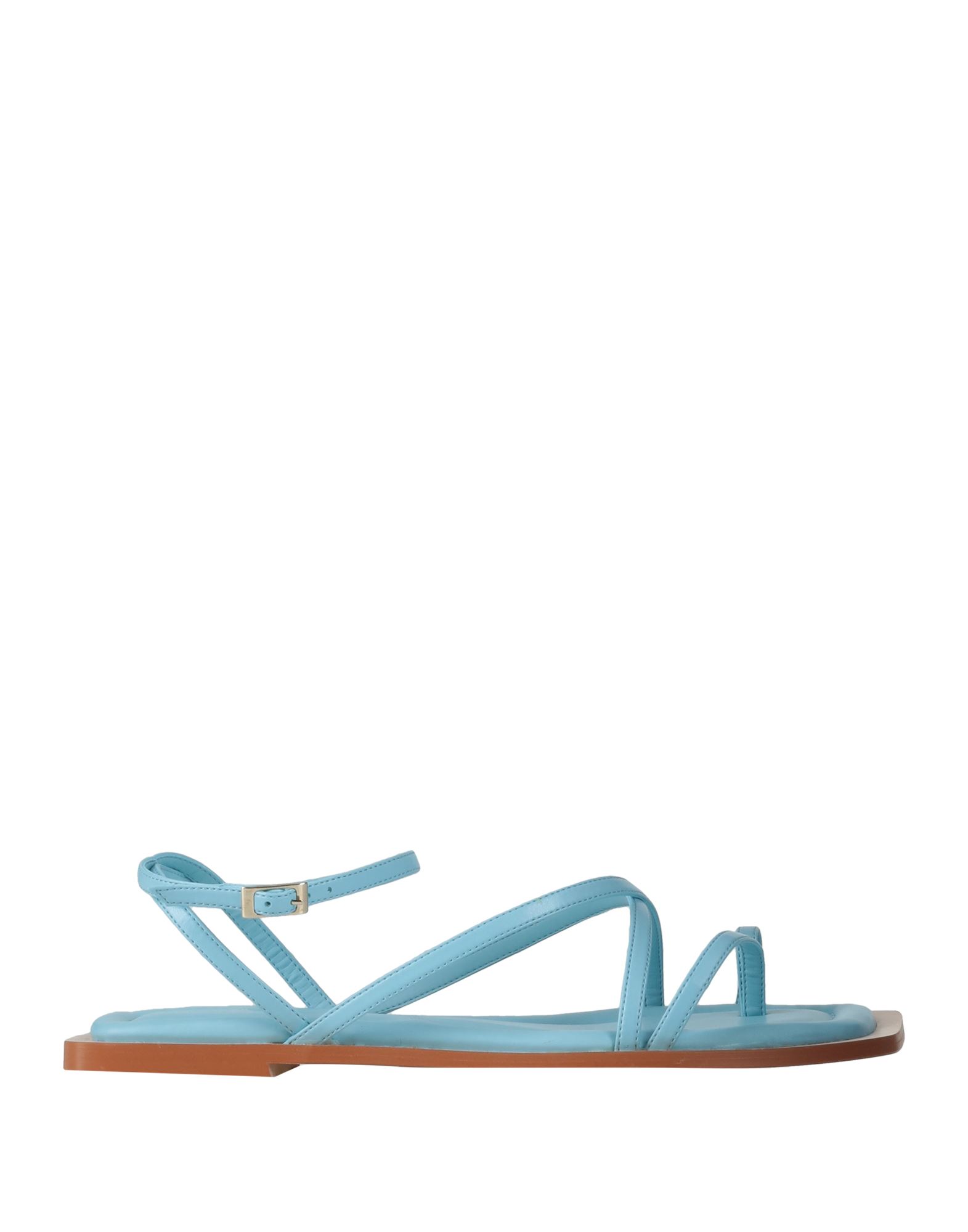 Angel Alarcon Toe Strap Sandals In Blue