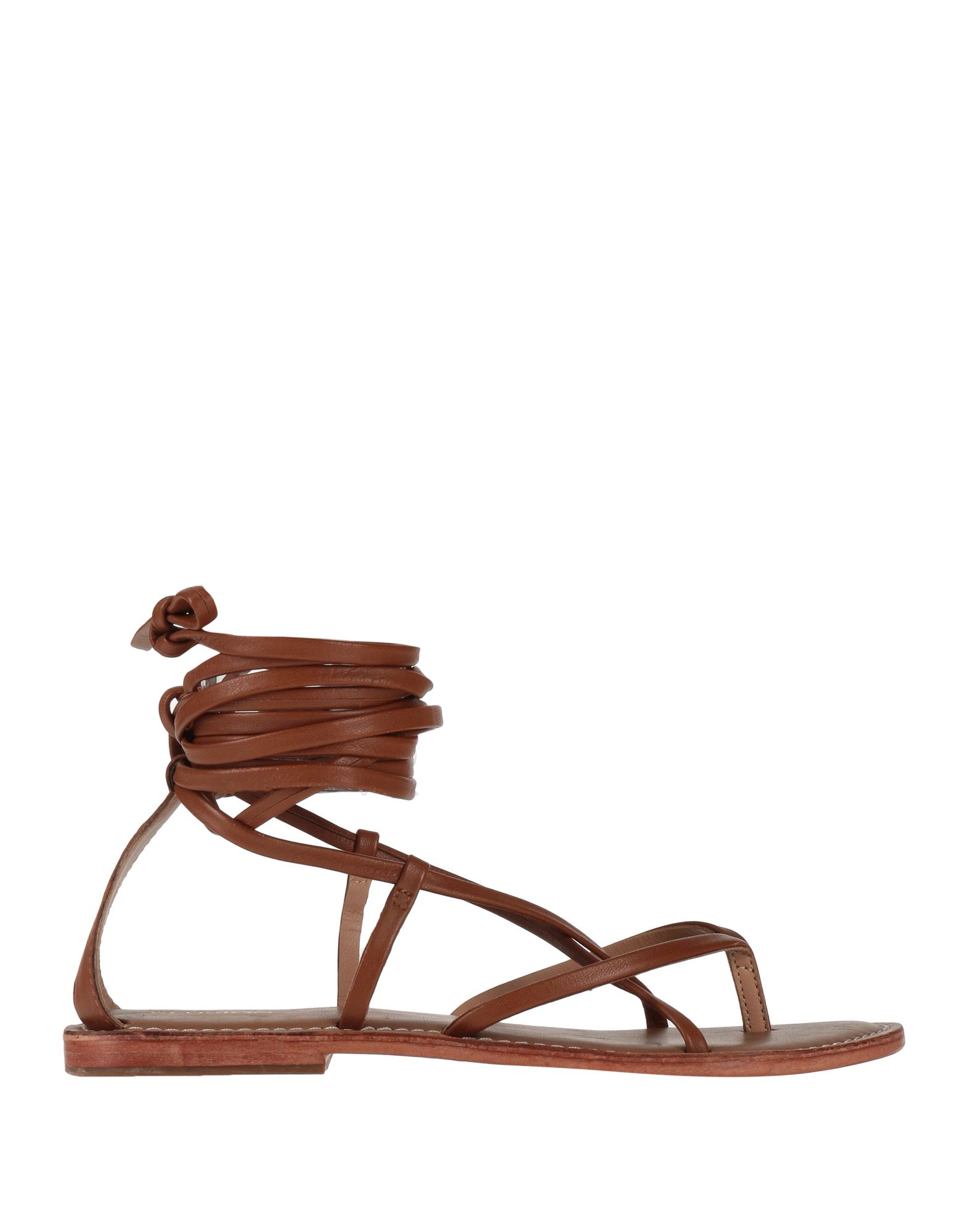 Cb Fusion Toe Strap Sandals In Brown