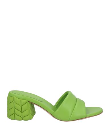 Gianvito Rossi Woman Sandals Green Size 9.5 Soft Leather In Green
