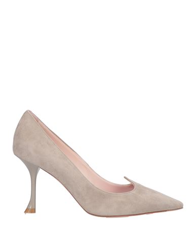 Roger Vivier Woman Pumps Grey Size 8 Soft Leather In Grey