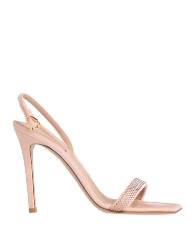 Gianvito Rossi Woman Sandals Light Pink Size 6.5 Textile Fibers