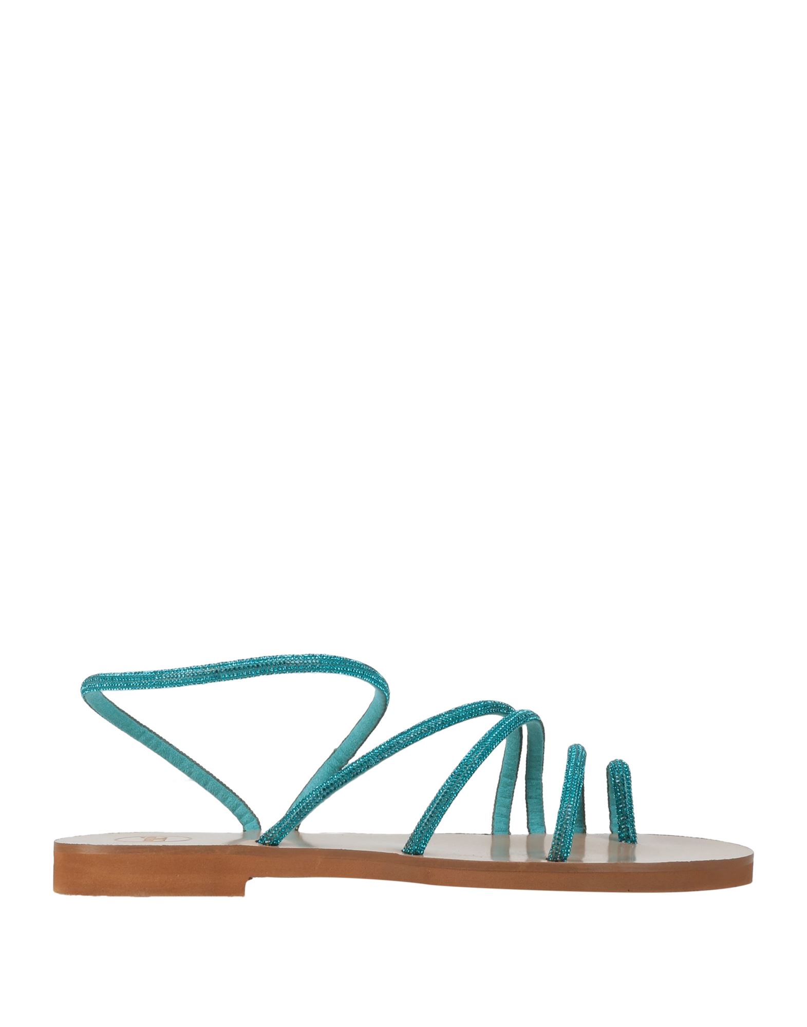 Exe' Toe Strap Sandals In Blue