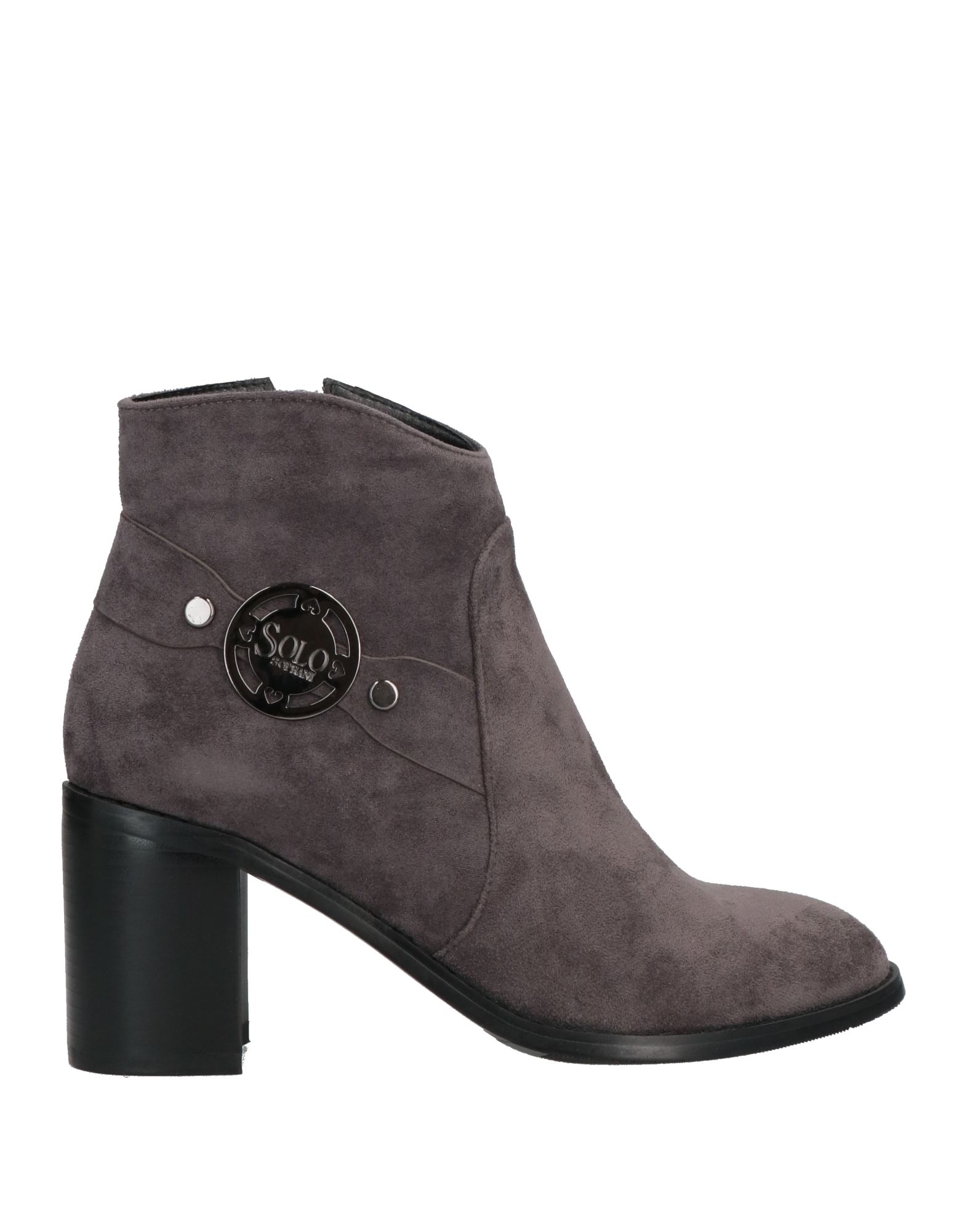 Solo Soprani Ankle Boots In Grey