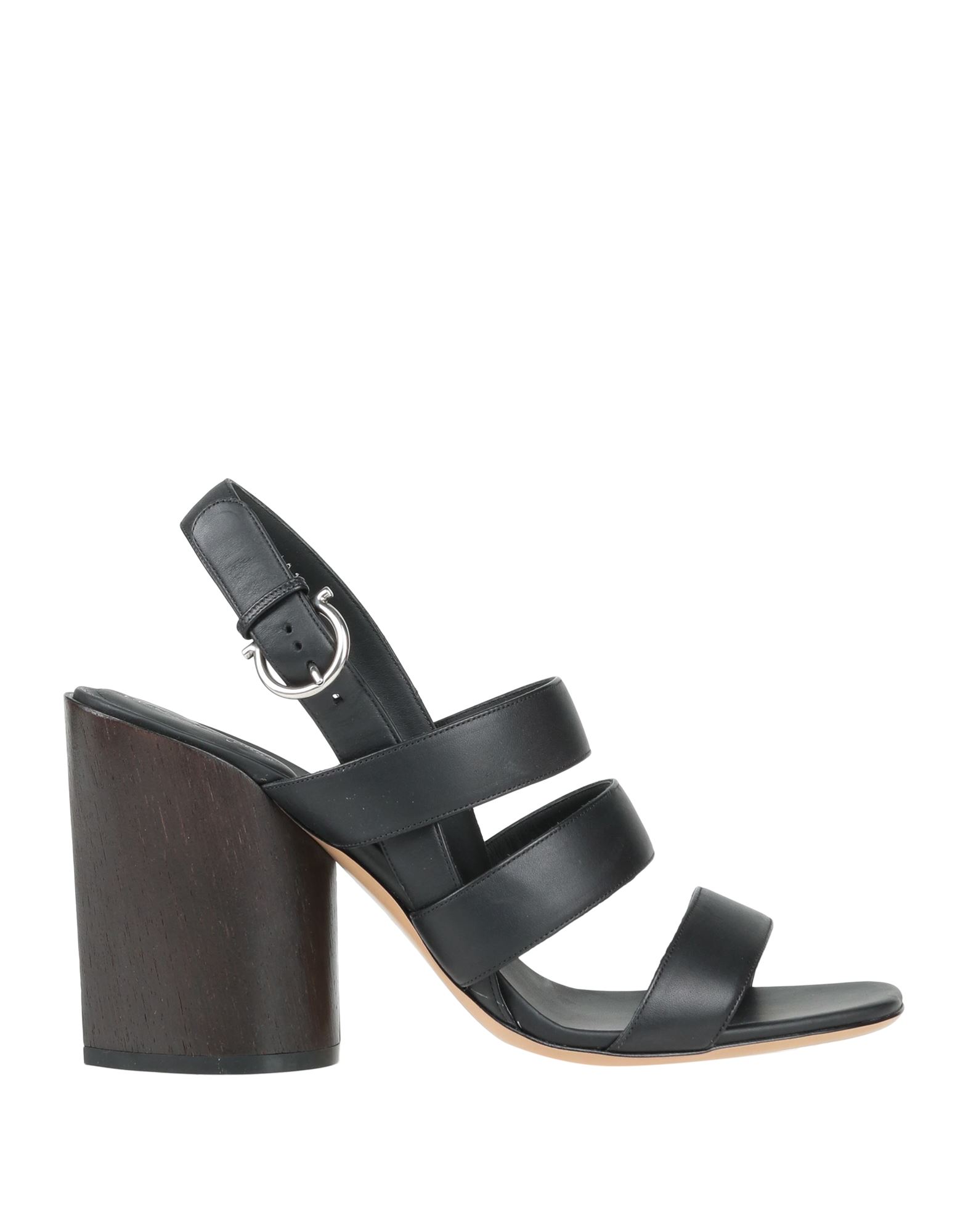 Ferragamo Sandals In Black