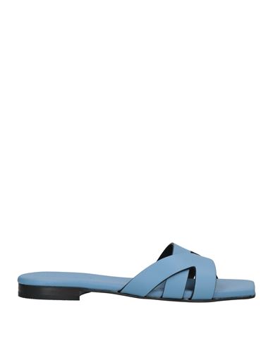 Donnari Donnarì Woman Sandals Pastel Blue Size 6 Soft Leather
