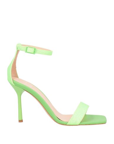 Liu •jo Woman Sandals Green Size 7 Textile Fibers