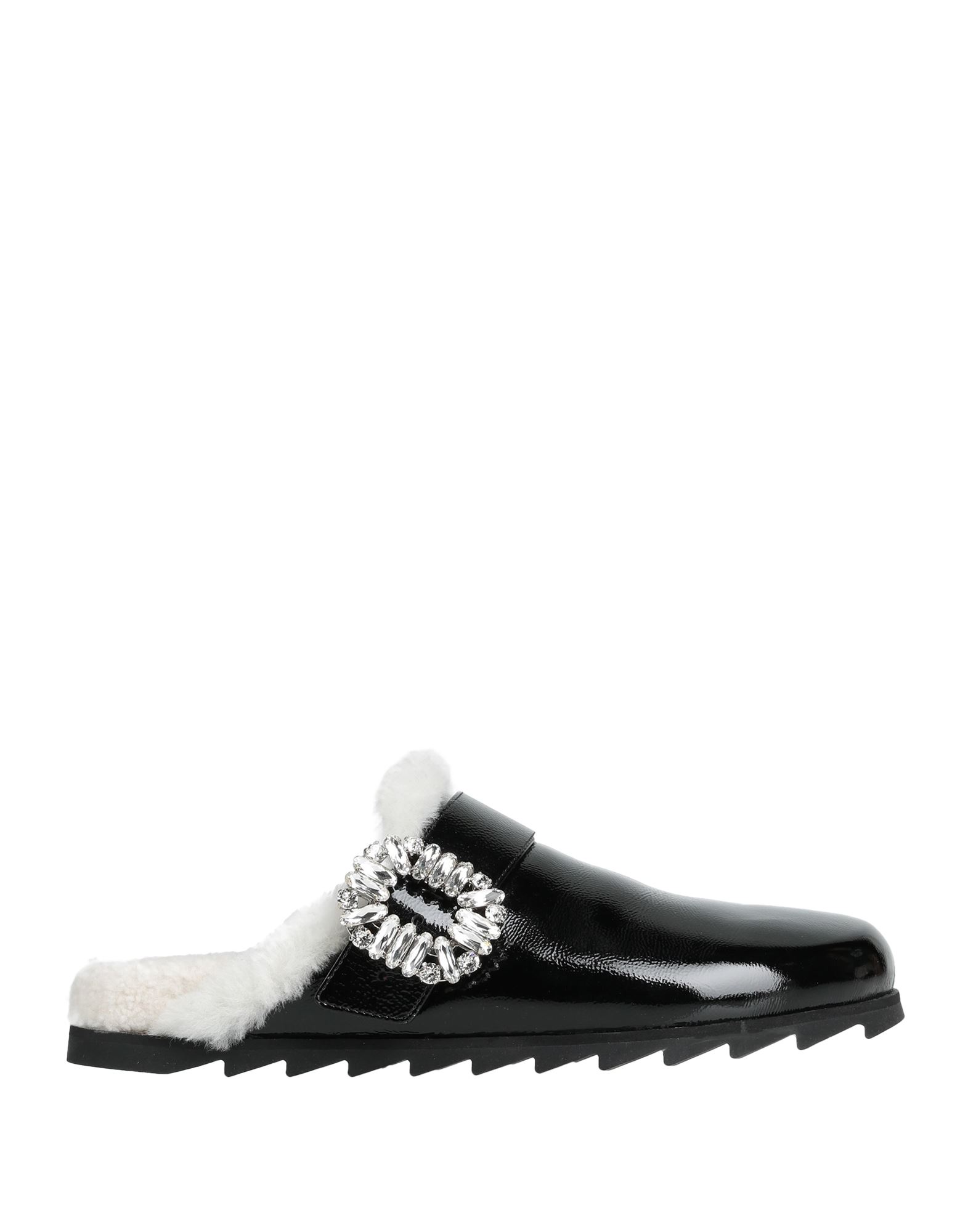 Roger Vivier Woman Mules & Clogs Black Size 4 Shearling