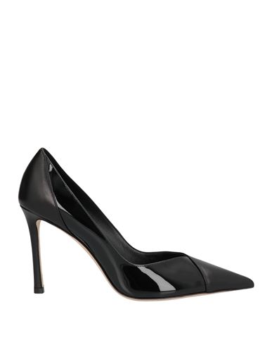 Jimmy Choo Woman Pumps Black Size 9.5 Soft Leather In Black