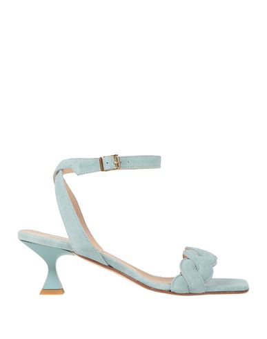 Janet & Janet Woman Sandals Sky Blue Size 8 Soft Leather