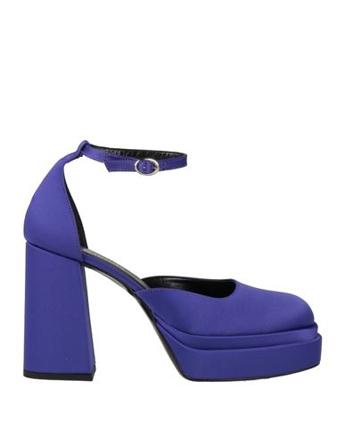 Just Friends Woman Sandals Purple Size 10 Textile Fibers