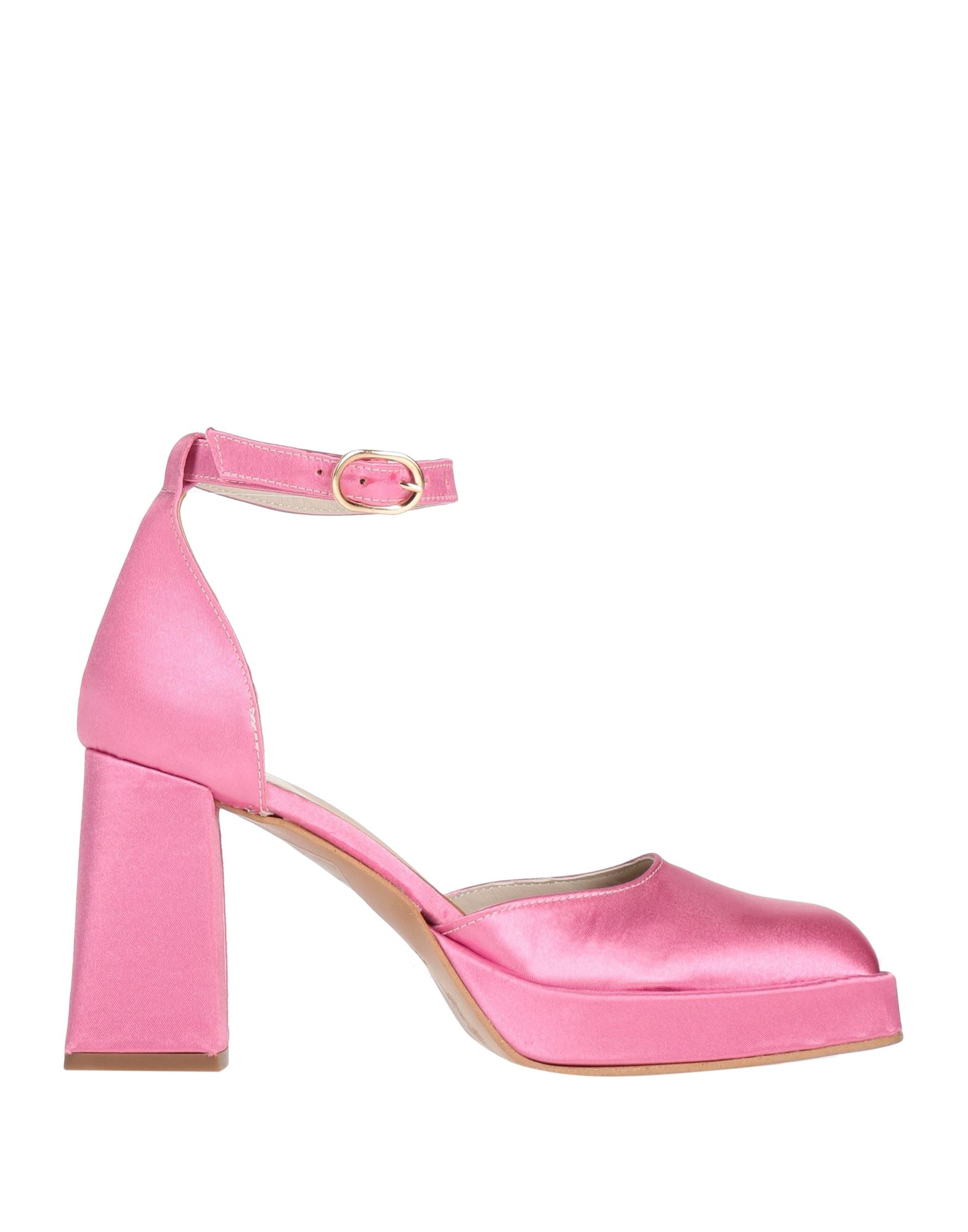Shop Oroscuro Woman Pumps Fuchsia Size 8 Textile Fibers In Pink