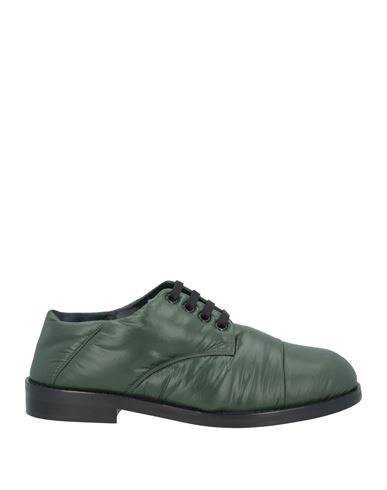 Marni Man Lace-up Shoes Green Size 11 Textile Fibers