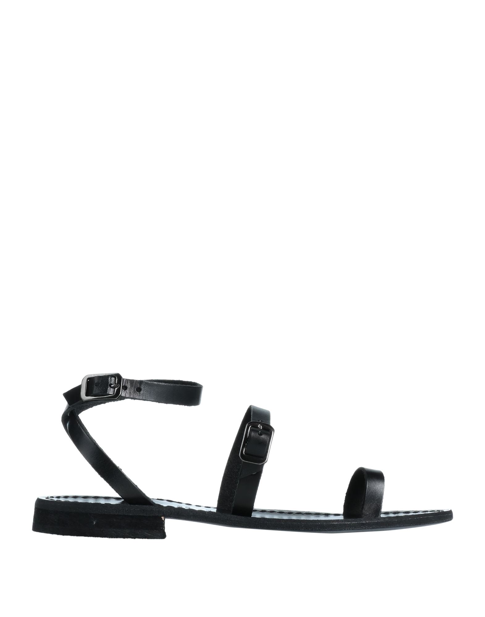 Primadonna Toe Strap Sandals In Black