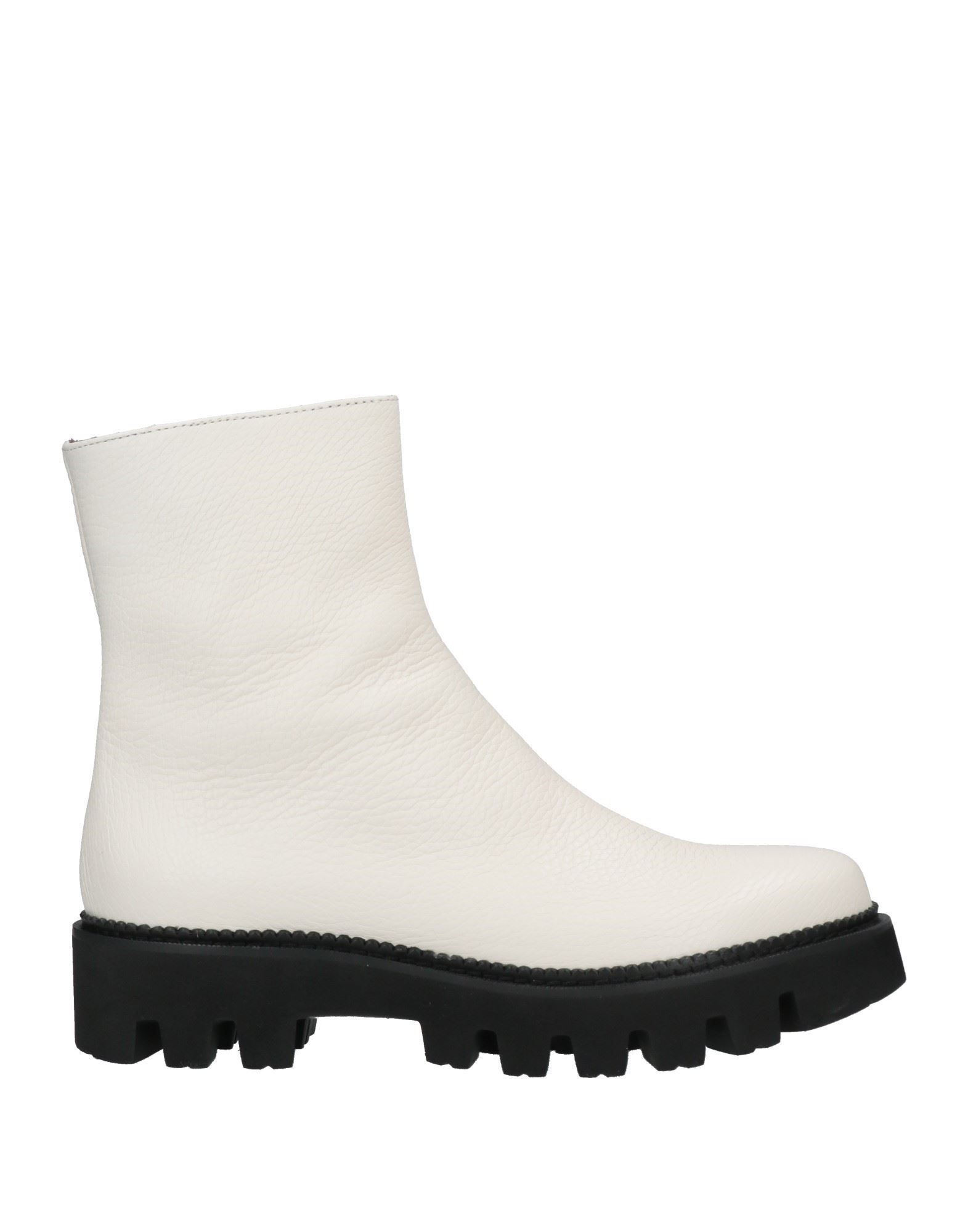 Peter Flowers Ankle Boots In White